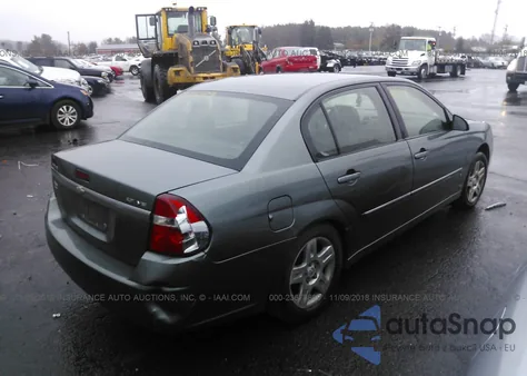 2006 Chevrolet Malibu Lt из США, поврежденный, VIN 1G1ZT51896F203483